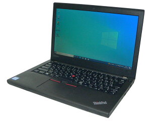 Windows10 Pro 64bit Lenovo Thinkpad X270 20K5-A01A00 Core i3-6006U 2.0GHz  8GB SSD 128GB whCuȂ LAN y B5TCY 12.5C` Bluetooth WPS Office2t