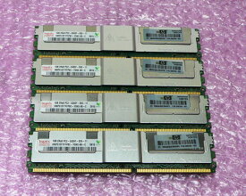 HP 398706-051 PC2-5300F 4GB (1GB×4) 中古メモリ