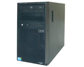 中古 IBM System x3100 M4 2582-B2J Xeon E3-1220 V2 3.1GHz メモリ 4GB HDD 1TB×2 (SATA 3.5インチ) DVD-ROM