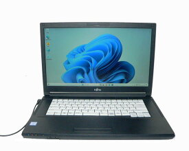 パソコン 中古 Windows11 Pro 64bit 富士通 LIFEBOOK A579/B (FMVA64006) 第8世代 Core i3-8145U 2.1GHz メモリ 8GB 256GB(SSD) 15.6インチ フルHD(1920×1080) 天板シール跡あり 中古ノートパソコン