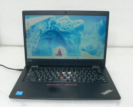 パソコン 中古 Windows11 Home 64bit Lenovo ThinkPad L13 Gen2 (20VJ-S03B00) 第11世代 Core i3-1115 G4 3.0GHz メモリ 8GB 256GB(NVMe SSD) 13.3インチ(1366×768) バッテリー完全消耗 ノートパソコン