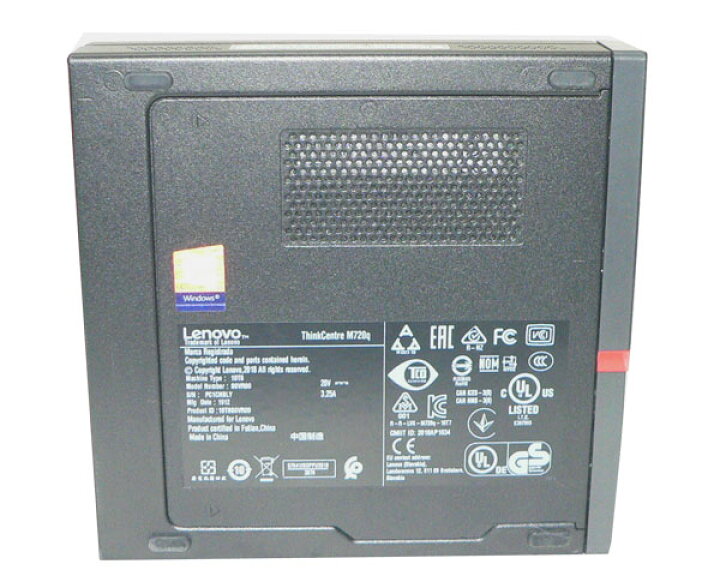 楽天市場】Windows11 Pro 64bit Lenovo ThinkCentre M720q Tiny (10T8 
