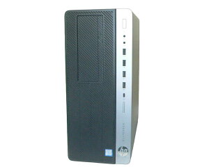 Windows11 Pro 64bit HP EliteDesk 800 G5 TWR (6BD61AV) ��9���� Core i5-9600 3.1GHz ������ 8GB HDD 1TB(SATA)+256GB(SSD) DVD-ROM �~�j�^���[�^ �V���ꂠ��