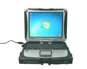 Windows7 Pro 32bit Panasonic TOUGHBOOK CF-19 (CF-19BC1ADS) Core i5-2520M 2.5GHz ������ 4GB HDD 320GB(SATA) 10.1�C���`(1024×768) �t�������� �T�E���h�s��