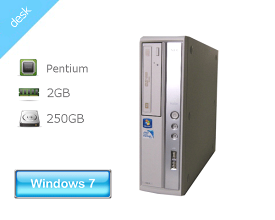 中古パソコン デスクトップ Windows7 NEC Mate MK27RB-D Pentium G630 2.7GHz メモリ2GB HDD250GB DVDマルチ