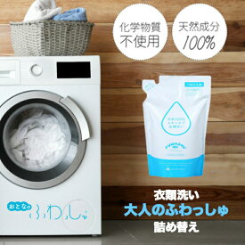 洗濯用洗剤　しぜんのめぐみすい　大人のふわっしゅ　詰替え用 500ml　敏感肌用