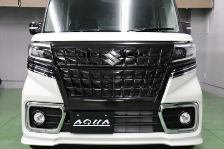 楽天市場】スペーシアカスタムハイブリッドMK53S フロントグリルシート 