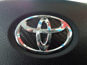 カローラスポーツ ステアリングエンブレムインナーシート