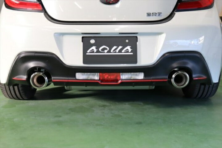 楽天市場】BRZ ZD8 リアバンパーアンダーレッドシート : AQUA-STYLE