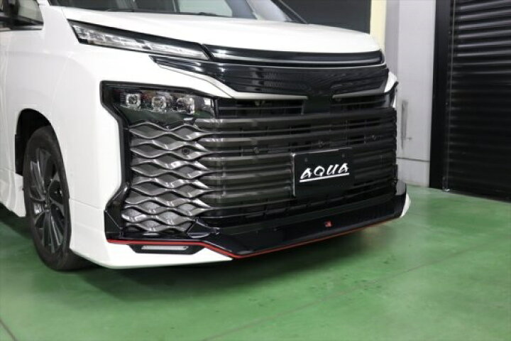 楽天市場】ヴォクシー90系 GRフロントスポイラー(LED付)レッドライン 