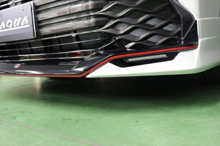 楽天市場】ヴォクシー90系 GRフロントスポイラー(LED付)レッドライン 