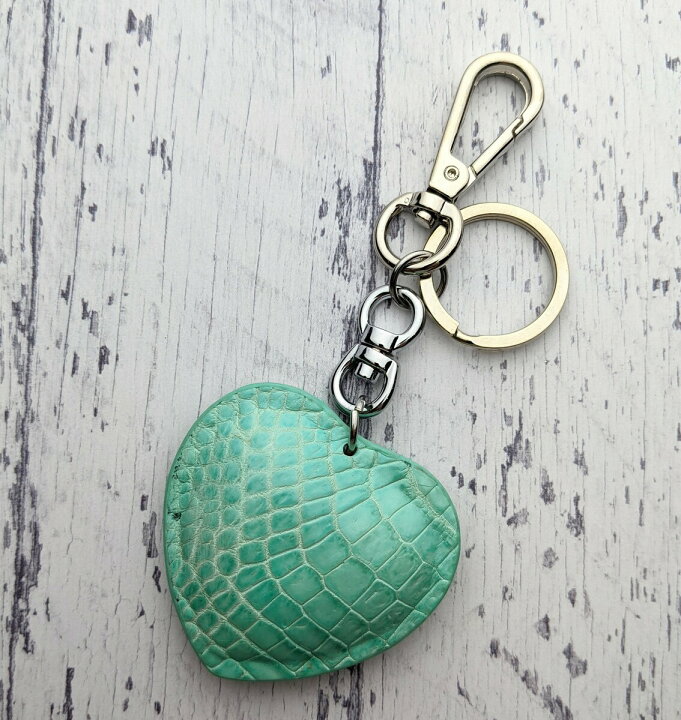 楽天市場】クロコダイル クロコ キーホルダー ハート キーリング  
