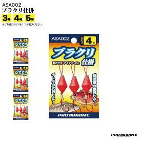 ブラクリ仕掛 ASA002 釣り 穴釣り 防波堤 カサゴ フィッシング PRO MARINE