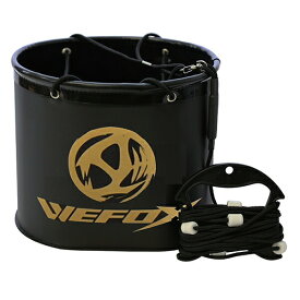 水汲みバケツ タカ産業 V-FOX WCX-1001 楕円形 25×17×20cm 8mロープ付 釣り ソフトバケツ 釣り用 水汲み バケツ 海釣り 磯釣り 堤防 サビキ コンパクトフィッシング