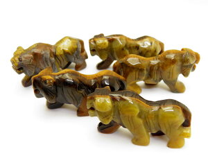 天然石 選べる7種類 ミニ彫り物 干支 虎 置物 1個売り パワーストーン プチギフト 転勤 退職 お礼 母の日 敬老の日 ギフト / インペリアルオーラ おしゃれ かわいい オシャレ 可愛い プレゼン