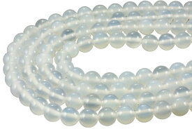 【丸ビーズ】 ホワイトメノウ 4mm 一連 天然石 パワーストーン / インペリアルオーラ おしゃれ かわいい オシャレ 可愛い プレゼント ギフト 贈り物