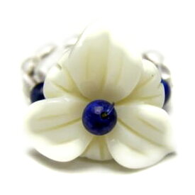 【AR0004シリーズ】ハイビスカス リング・指輪 ホワイトシェル (ビーズタイプ) 天然石 パワーストーン プチギフト 転勤 退職 お礼 母の日 敬老の日 クリスマス ギフト / インペリアルオーラ おしゃれ かわいい オシャレ 可愛い プレゼント ギフト 贈り物