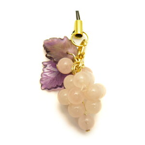 選べる6種類 天然石 ぶどう 葡萄ストラップ ぶどう パワーストーンストラップ メンズ レディース キッズ ぶどう携帯ストラップ プチギフト 転勤 退職 お礼 母の日 敬老の日 ギフト / インペ