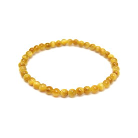 ゴールデンタイガーアイ（3A）4mm 一連ブレスレット 天然石 パワーストーン / インペリアルオーラ おしゃれ かわいい オシャレ 可愛い プレゼント ギフト 贈り物