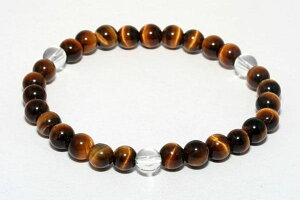 【6mmシンプル3´sブレスレット】 タイガーアイ 数珠 天然石 パワーストーン / インペリアルオーラ おしゃれ かわいい オシャレ 可愛い プレゼント ギフト 贈り物