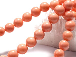連ビーズ サンゴ(染) (珊瑚) コーラルピンク 04mm 一連 風水 パワーストーン / インペリアルオーラ おしゃれ かわいい オシャレ 可愛い プレゼント ギフト 贈り物