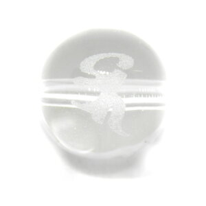 バイ 薬師如来 水晶 彫刻ビーズ 12mm 横穴【レーザー彫刻ビーズ・彫りビーズ 】パワーストーン / インペリアルオーラ おしゃれ かわいい オシャレ 可愛い プレゼント ギフト 贈り物