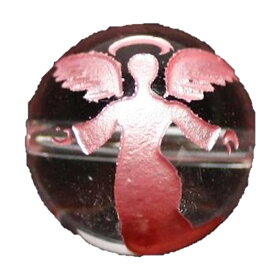彫刻ビーズ 水晶 8mm (ピンク彫り) 天使ビーズ 一粒売り 天然石 風水 パワーストーン / インペリアルオーラ おしゃれ かわいい オシャレ 可愛い プレゼント ギフト 贈り物