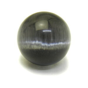 人工キャッツアイ 丸玉 20mm ブラック 穴なし スフィア パワーストーン / インペリアルオーラ おしゃれ かわいい オシャレ 可愛い プレゼント ギフト 贈り物