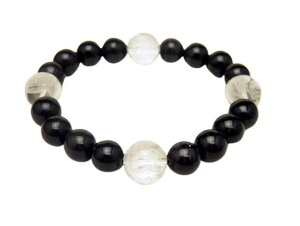 四神獣ブレスレット 水晶彫り 12mm玉 四神獣 四神 四神相応 四神図 四神降臨 青龍・朱雀・白虎・玄武 ブラックタイガーアイAAA ギフトに最適 天然石 風水 パワーストーン / インペリアルオー