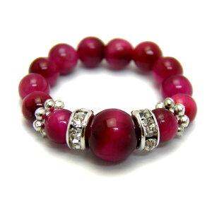 ピンクタイガーアイ 6mm シルバー リング(指輪)レディース リング(指輪) パワーストーン / インペリアルオーラ おしゃれ かわいい オシャレ 可愛い プレゼント ギフト 贈り物