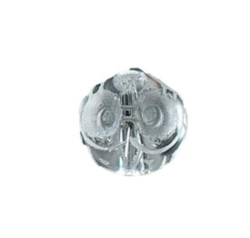 【彫刻ビーズ・彫りビーズ】本水晶立体彫刻玉“四面ふくろう”12mm 【彫刻 一粒売りビーズ】 バラ売り 手作りにオススメ！ 天然石 パワーストーン / インペリアルオーラ おしゃれ かわいい オシャレ 可愛い プレゼント ギフト 贈り物