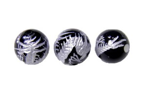 銀龍 彫刻ビーズ オニキス 14mm 1粒売り / 天然石、パワーストーンの専門店インペリアルオーラ おしゃれ かわいい オシャレ 可愛い プレゼント ギフト 贈り物