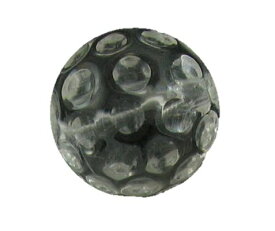 ゴルフボール 水晶 12mm 【彫刻 一粒売りビーズ】 ブラジル産 天然石 風水 パワーストーン / インペリアルオーラ おしゃれ かわいい オシャレ 可愛い プレゼント ギフト 贈り物