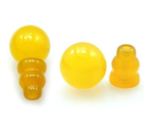 数珠 (念珠) 【念珠】親玉・ボサ玉セット 10mm イエローアゲート 1組 天然石 パワーストーン / インペリアルオーラ おしゃれ かわいい オシャレ 可愛い プレゼント ギフト 贈り物