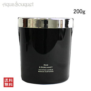 �W���[�}���[�� �E�[�h �� �x���K���b�g �z�[�� �L�����h�� 200g JO MALONE OUD & BERGAMOT HOME CANDLE [9334/1136] [jrf]�ėp �u�₩ ������