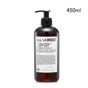 �� �u���P�b�g 104 �x���K���b�g �p�`���� �n���h���{�f�B�E�H�b�V�� 450ml L:A BRUKET HAND&BODY WASH BELGAMOT PATCHOULI [r3l]�t �V���� ���j��