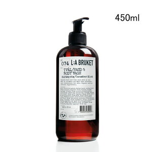  uPbg 074 L[Jo[ ~g nh{fBEHbV 450ml L:A BRUKET HAND&BODY WASH CUCUMBER MINT [b4f]