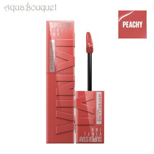 Cx j[[N SP XeC Bj CN 4.2ml ( 15 PEACHY ) MAYBELLINE SUPERSTAY VINY INK [neb]
