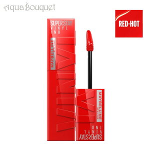 Cx j[[N SP XeC Bj CN 4.2ml ( 25 RED HOT ) MAYBELLINE SUPERSTAY VINY INK [4ld]