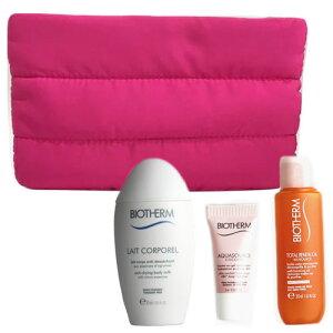rIe sN|[` 3_ZbgiNWOIC ێWF {fB~NjBIOTHERM FACE  BODY GIFT SET WITH PINK POUCHuh RX Mtg [scd]