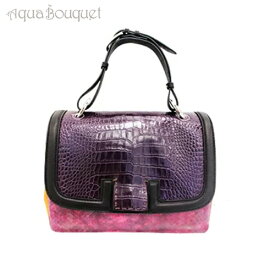 ＼6/1限定！500円OFFクーポン発行中／ジュリアーノ ハンドバック （2WAY） レザー パープル GIULIANO HAND BAG LEATHER PURPLE [2144]