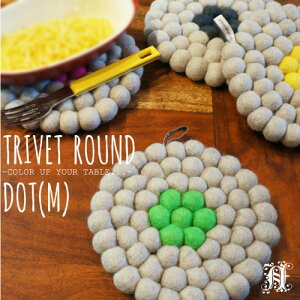 Axo ~ Eh hbg(M 17cm) AVEVA TRIVET ROUND DOTi1_̂݃|XgΉj [mkj]