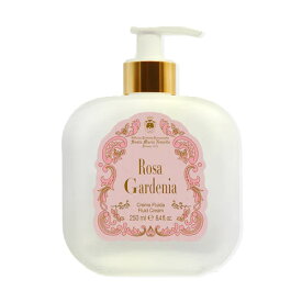 サンタ マリア ノヴェッラ フルイド ボディ クリーム ローズ ガーデニア 250ml ガラス ポンプ付き SANTA MARIA NOVELLA ROSA GARDENIA FLUID BODY CREAM [1959]