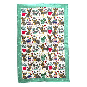 AX^[EB[o[Y Rbg eB[^I(Lb`^I) ` ULSTER WEAVERS COTTON TEA TOWEL DANTE THE CHIHUAHUA [2798] [13c]