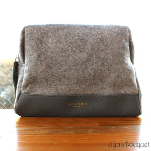 _ő100%|CgobNIԌ^AU gx Lg |[` O[ AZZARO TRAVEL QUILT POUCH GRAY [mxeB] σ|[` uh [ap5]