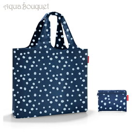 【マラソン期間限定！ポイント10倍】ライゼンタール ミニマキシ ビーチバッグ スポット ネイビー REISENTHEL MINI MAXI BEACHBAG SPOTS NAVY [4012013709234]