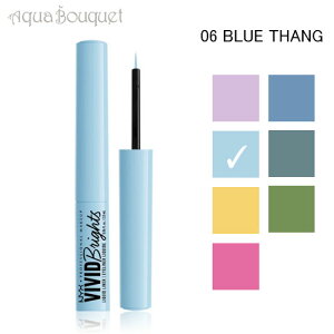 _100~OFFN[|IԌ^jbNX BBbh uCg J[ Lbh ACCi[ ( 06 u[ TO ) 2ml NYX PROFESSIONAL MAKEUP VIVID BRIGHTS LIQUIDE EYELINER #BLUE THANG [0ja]