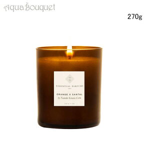 _800~OFFN[|^GbZV pt@ IWET^ Lh 270g ESSENTIAL PARFUMS ORANGE X SANTAL SCENTED CANDLE [at8]