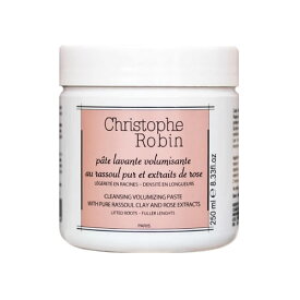 クリストフ ロバン ラスールクレイ ＆ ローズエクストラクト クレンジング ボリューミング ペースト 250ml CHRISTOPHE ROBIN PETE LAVANTE VOLUMISANTE AU RASSOUL[0524] [3F-C3]