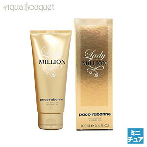 pRok fB~I V[WF 100ml PACO RABANNE LADY MILLION SHOWER GEL [2283][nrr]